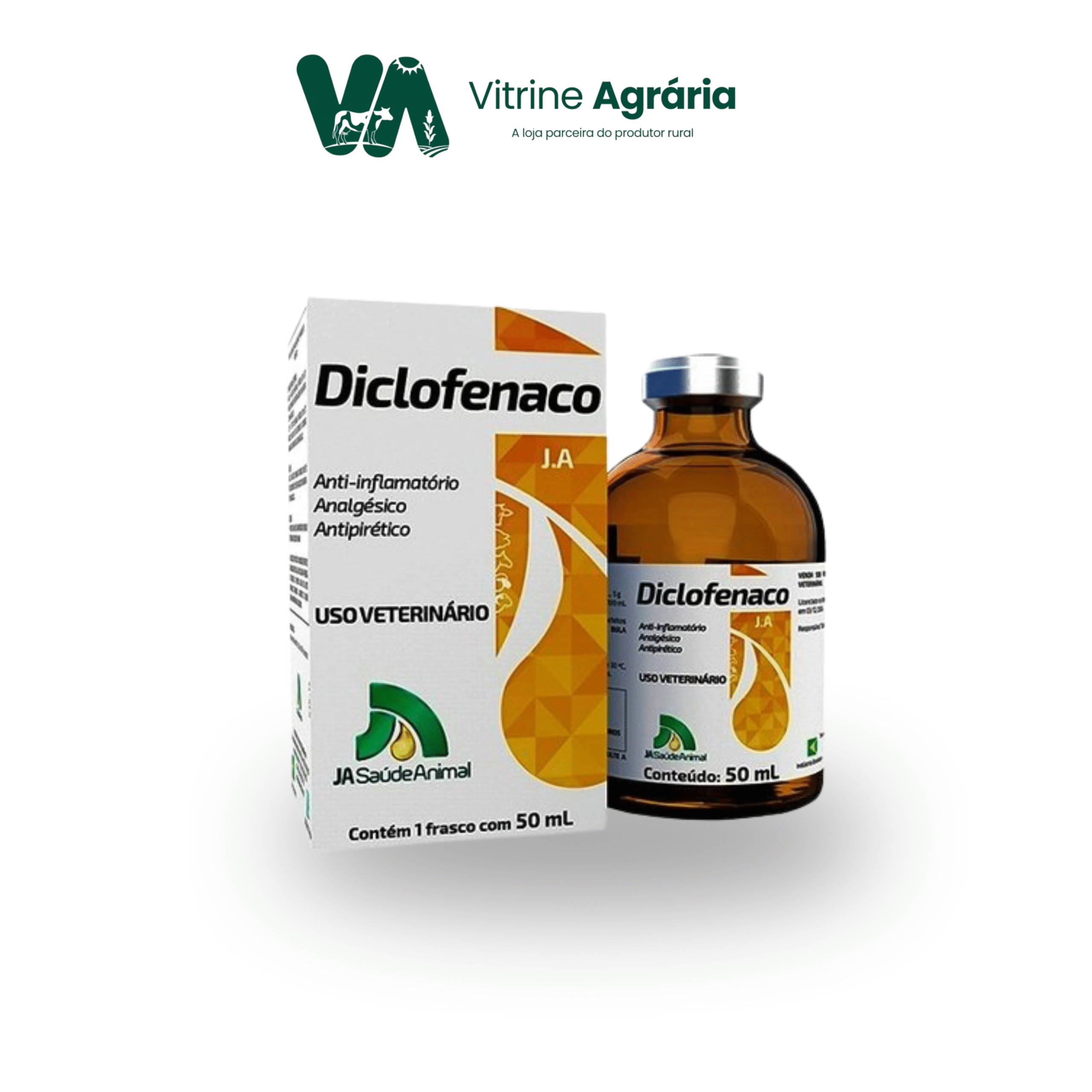 DICLOFENACO 50ml e 100ml - JA