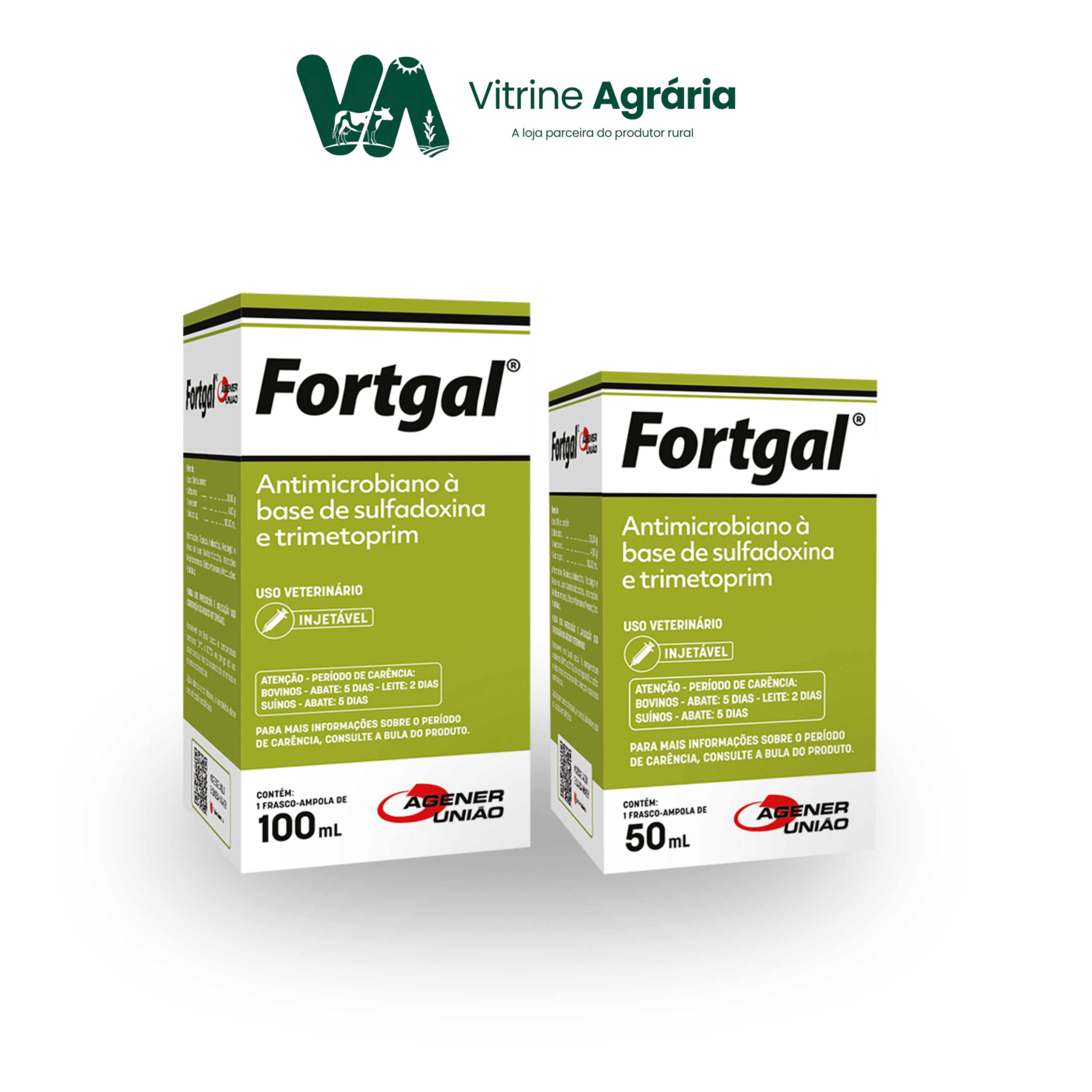 FORTGAL 50ml e 100ml - Agener União