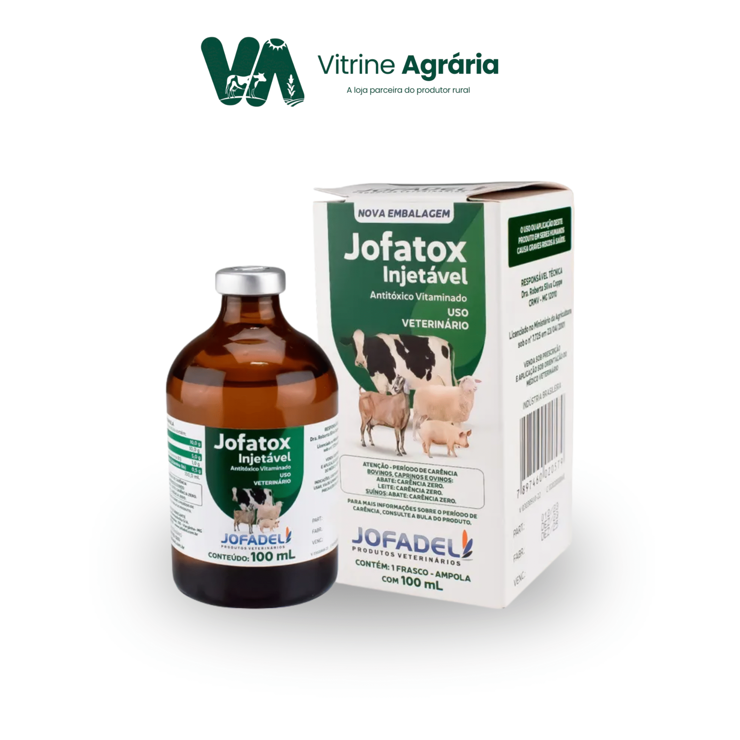 JOFATOX INJETÁVEL 100ml - Jofadel