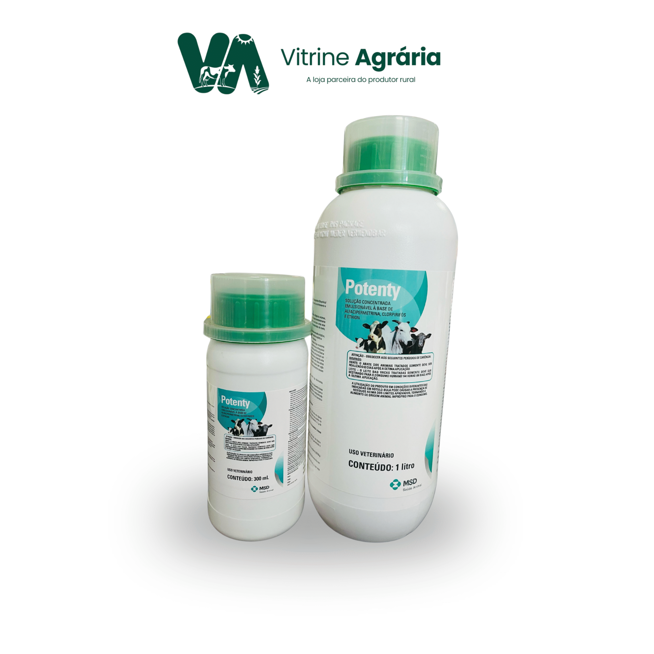 POTENTY Pulverização 300ml e 1l- MSD