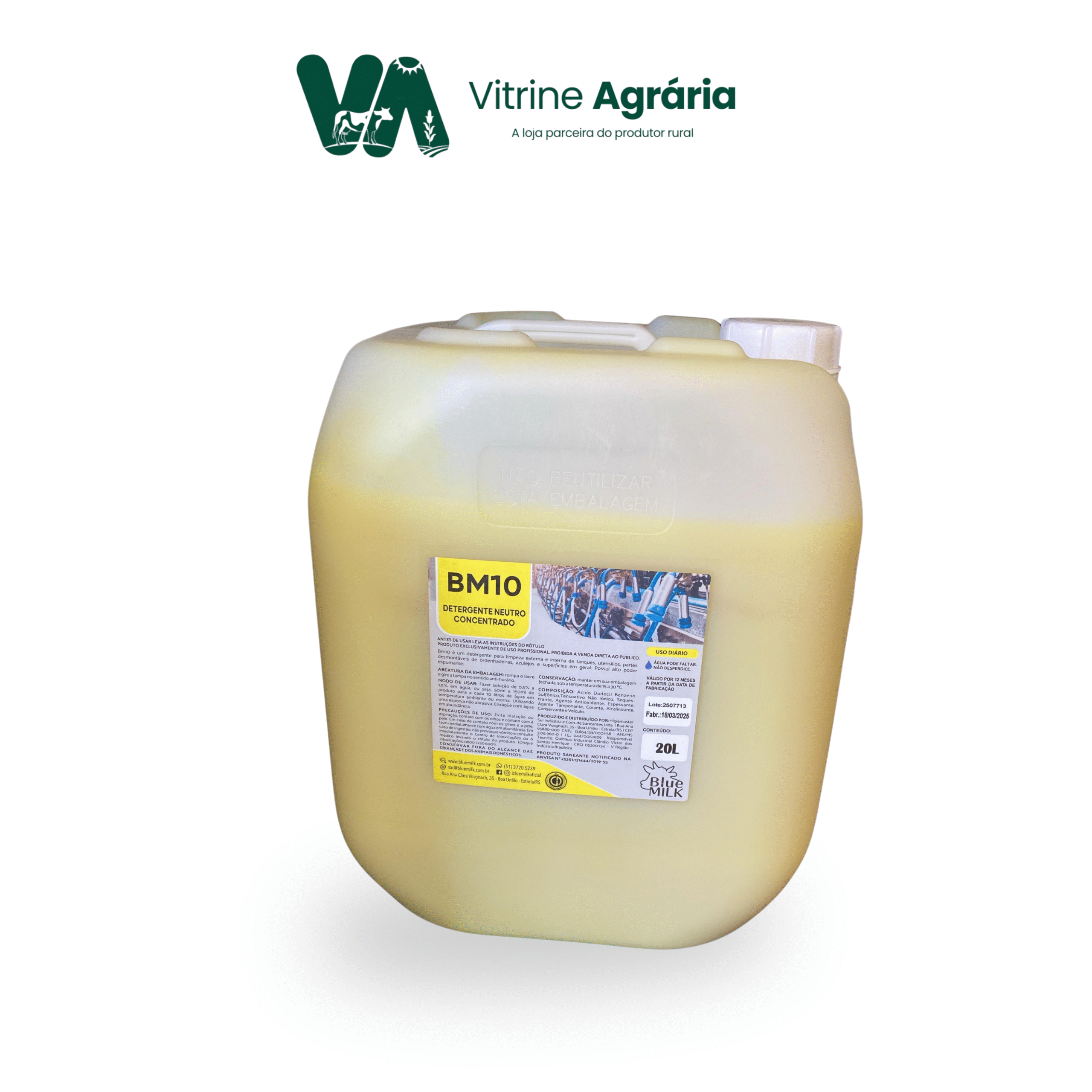 BM 10 DETERGENTE 5L E 20L - BlueMilk - Imagem 2