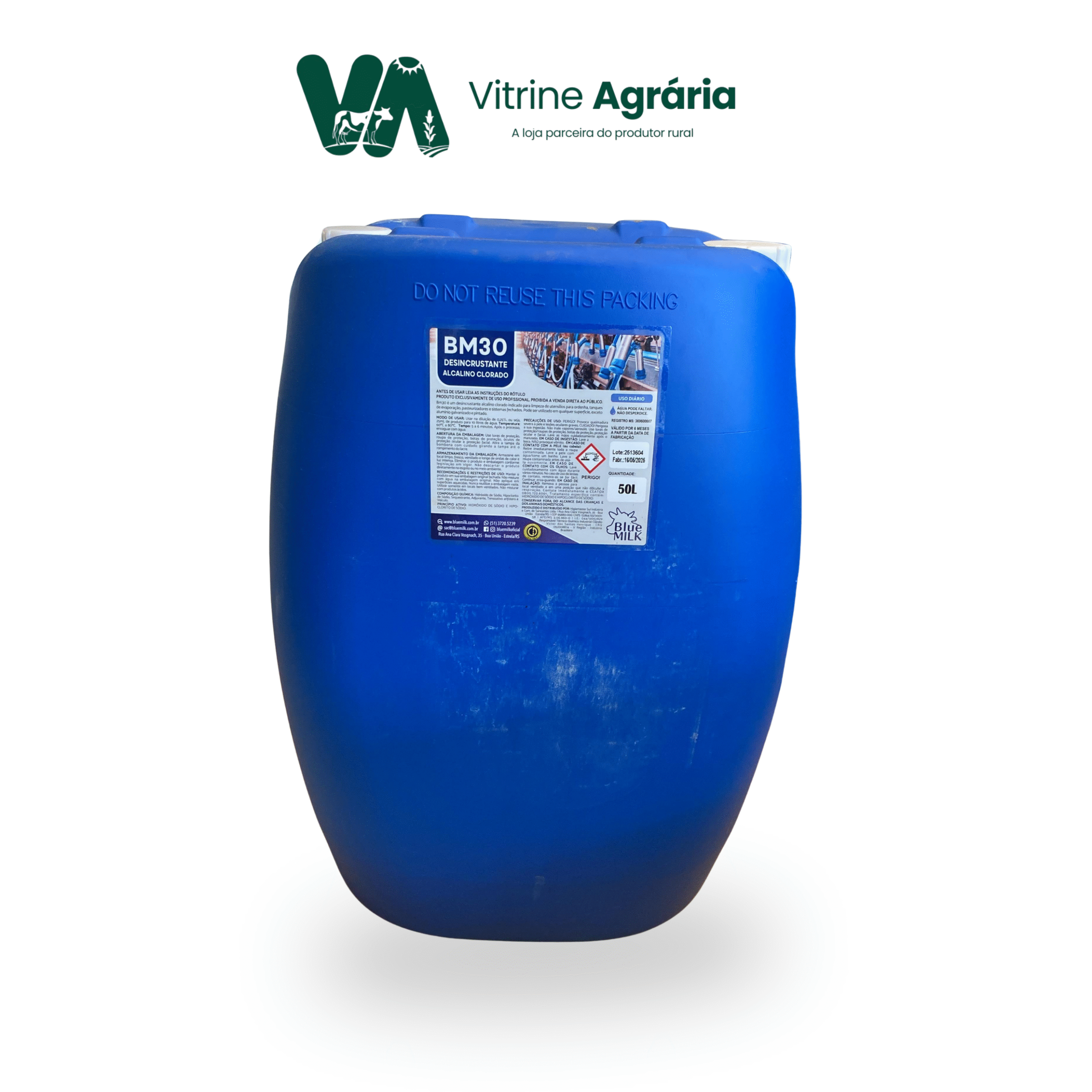BM 30 DESINCRUSTANTE 5L, 20L e 50L - BlueMilk - Imagem 3