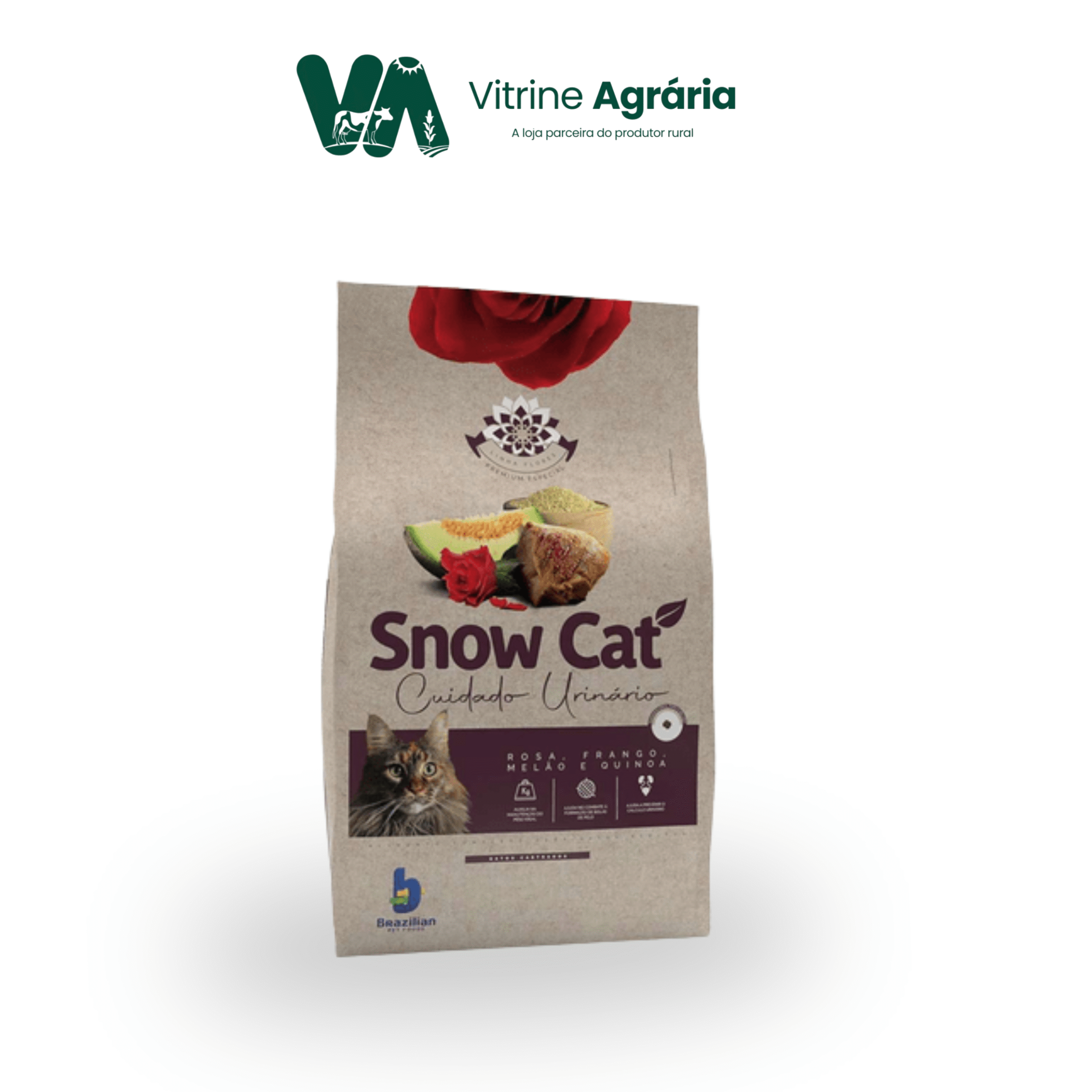 RAÇÃO PARA GATOS CASTRADOS CUIDADO URINÁRIO15Kg - Snow Cat